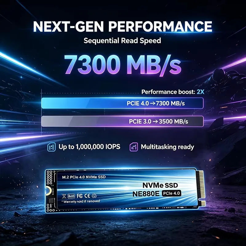 NE880E SSD Originale M.2 NVMe  - M.2 Nvme 4Tb Pcie 4.0 Ssd recensione e prezzo