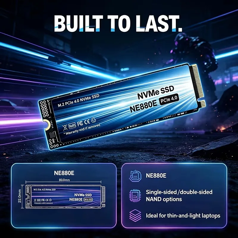 NE880E SSD Originale M.2 NVMe  - M.2 Nvme 4Tb Pcie 4.0 Ssd recensione e prezzo