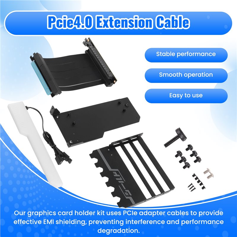 Staffa di montaggio verticale  - Pcie 4.0 X16 Riser Cable 90 Degree recensione e prezzo